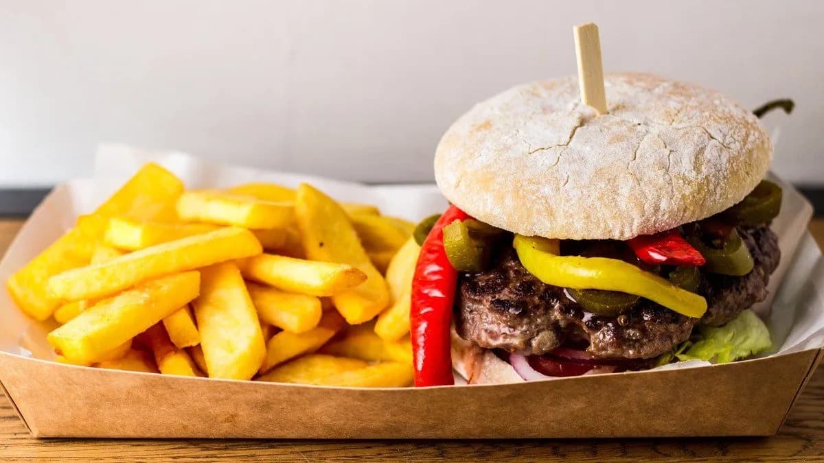 Gangsta + frytki belgijskie