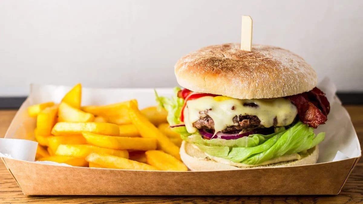 BIG + frytki belgijskie