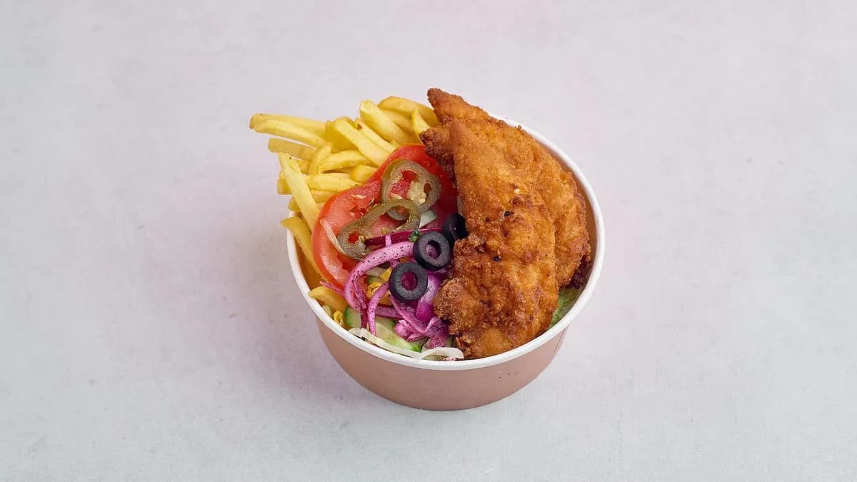 Frytki bowl Z soczystymi stripsami