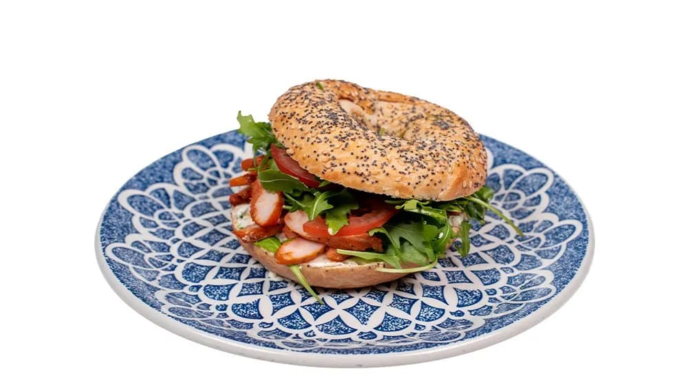 Bajgiel z kurczakiem