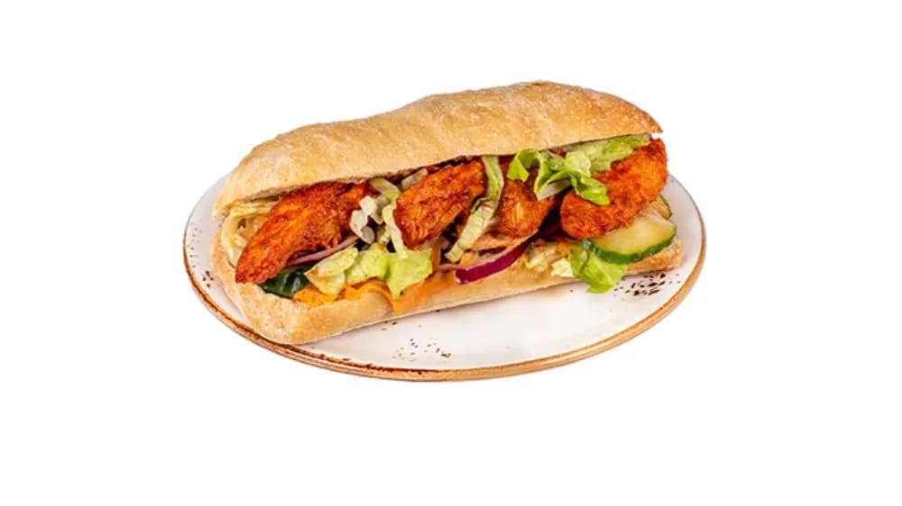 Ciabatta z kurczakiem i kimchi