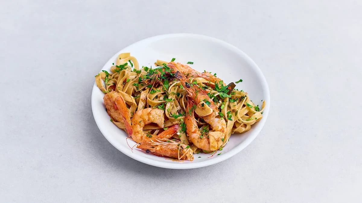 Krewetki z kiszonym mango