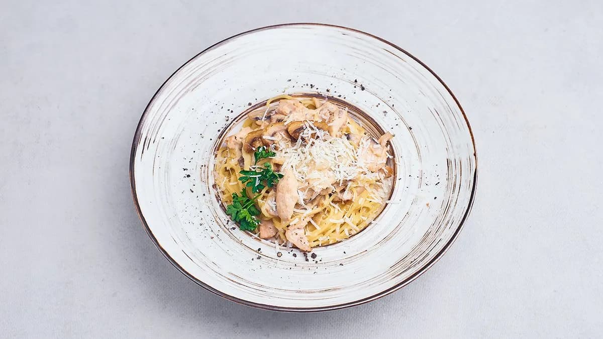 Spaghetti z łososiem