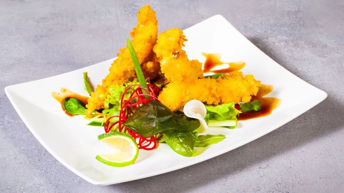 Panko chicken fingers