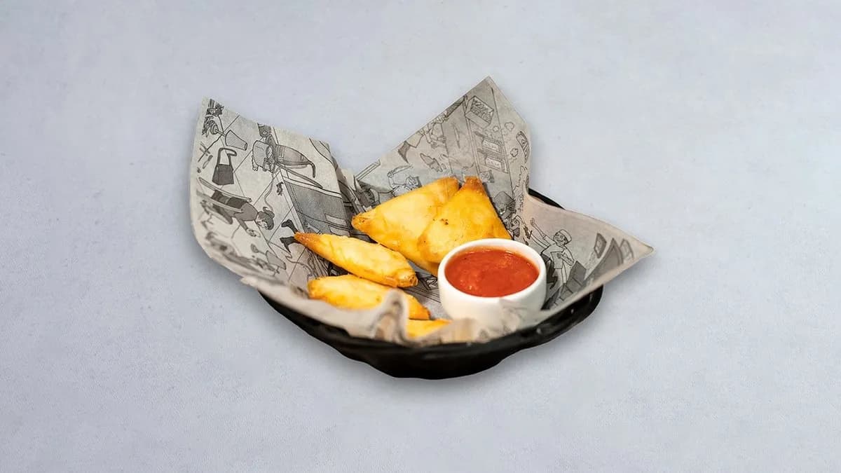 Chorizo filo triangle