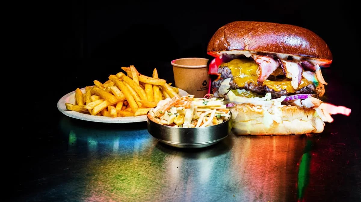 Zestaw Double bacon & cheese