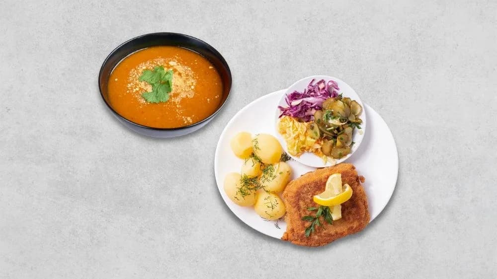 Zupa dnia + danie dnia