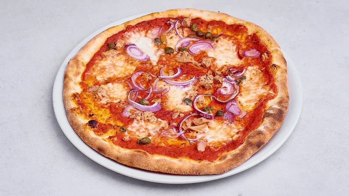 Pizza tonno e cipolla