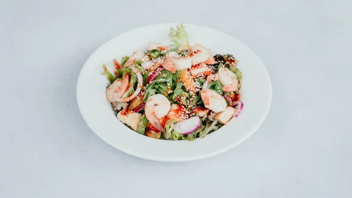 Sałatka z krewetkami