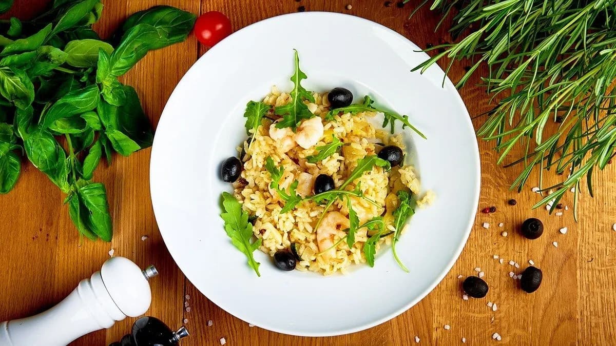 Risotto z krewetkami