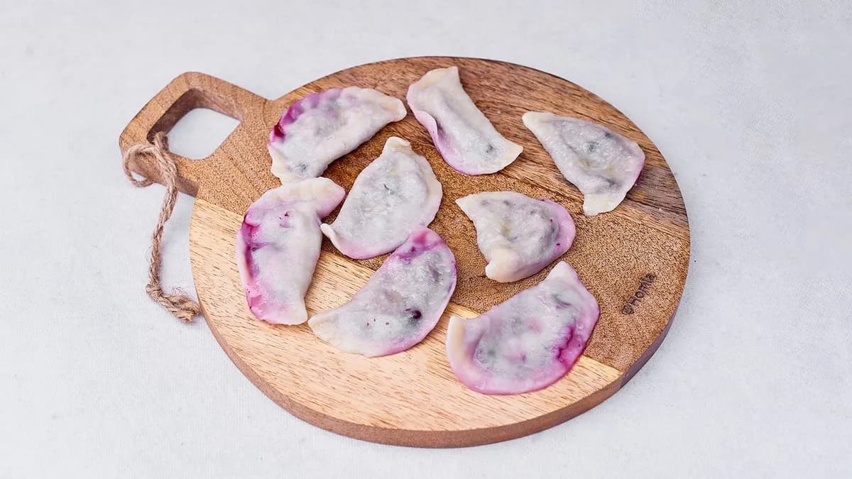 Pierogi z borówką amerykańską