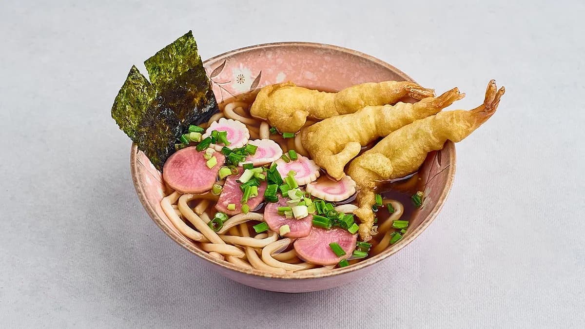 Ramen tempura udon