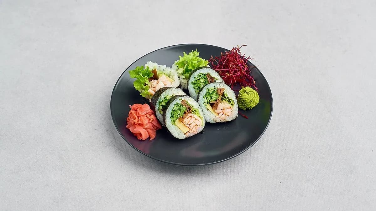 Futomaki krewetka parzona