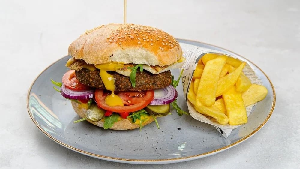 Burger falafel