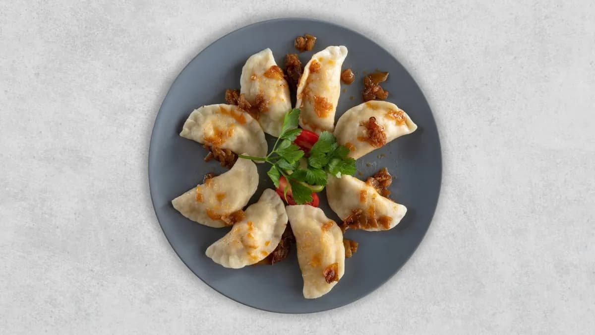 Pierogi z kurczakiem i cukinią