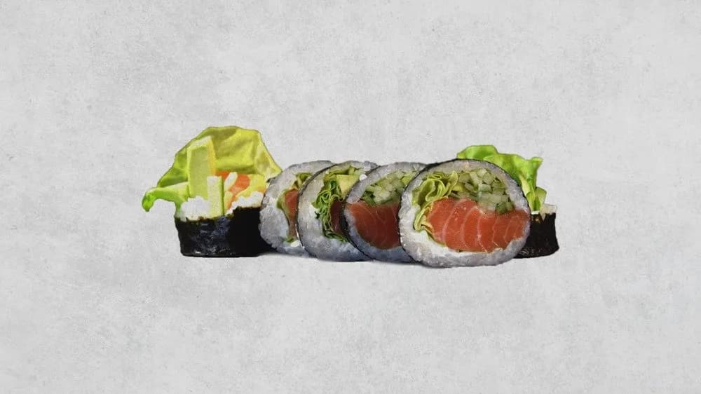 Philadelphia z surowym łososiem