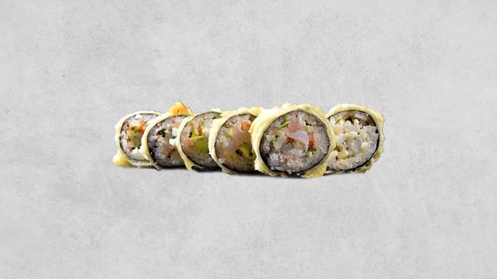 Futomaki z małży w tempurze