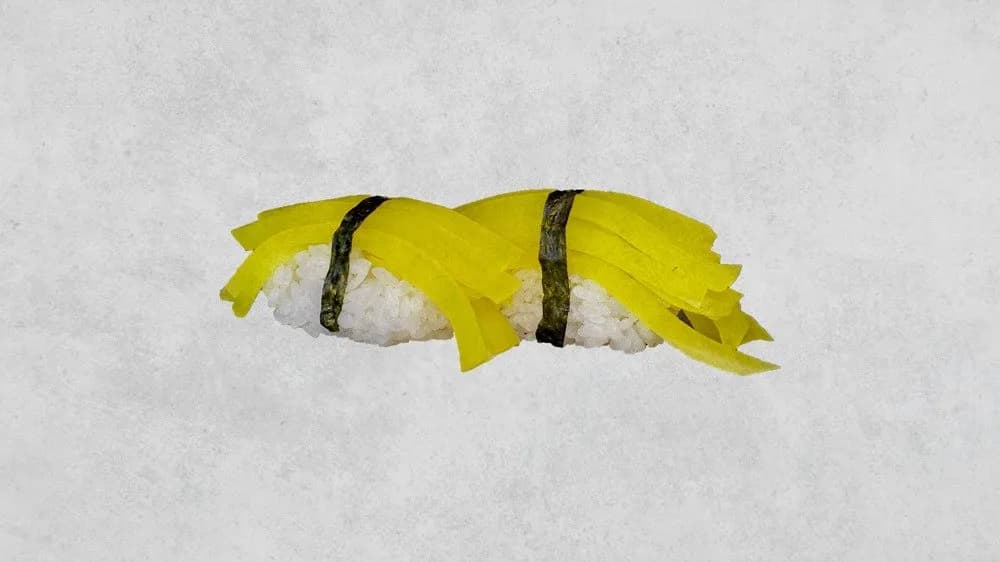 Nigiri rzepa marynowana