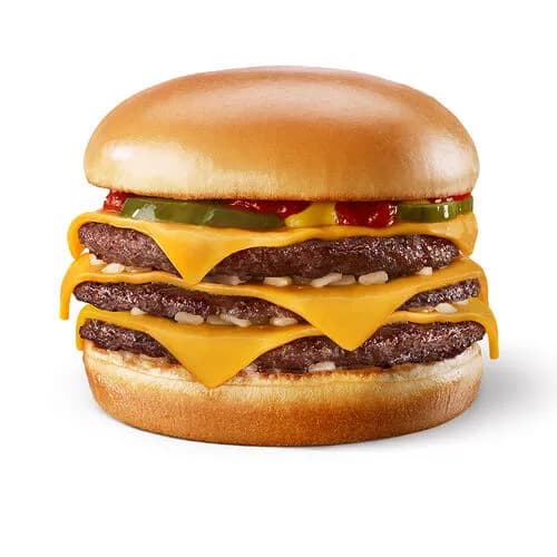 Тройной чизбургер