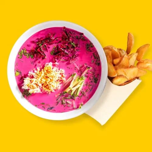 Холодник с картофелем по-деревенски