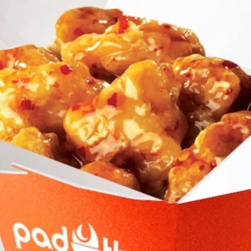 Party wok оранж чикен на рисе