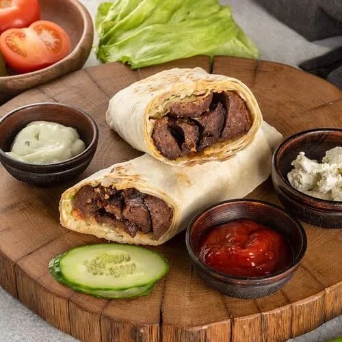 Крем-чиз кебаб с говядиной мини