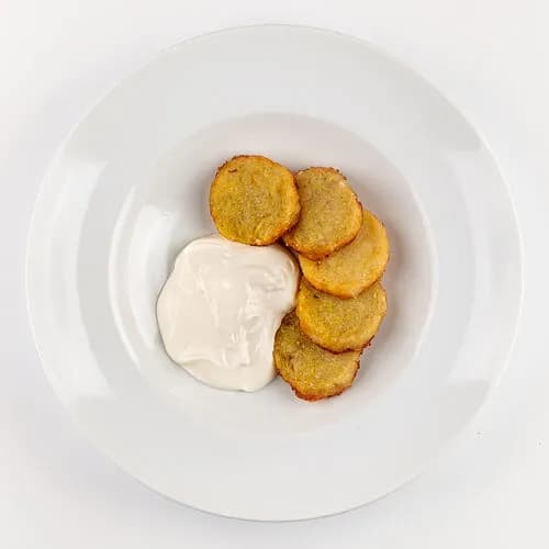 Дранички со сметаной