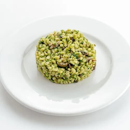 Каша перловая с вешенками