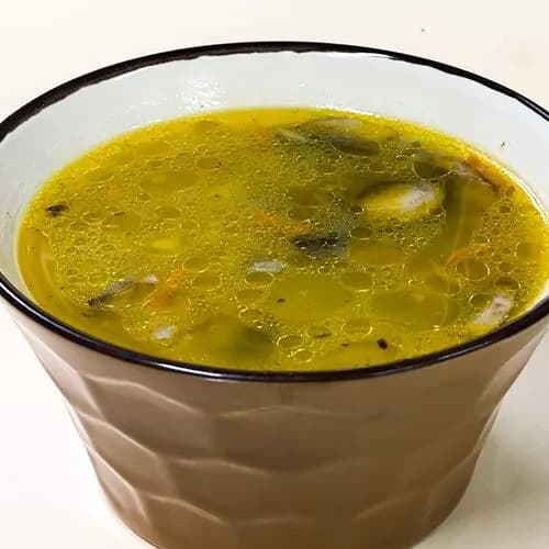 Суп перловый с грибами