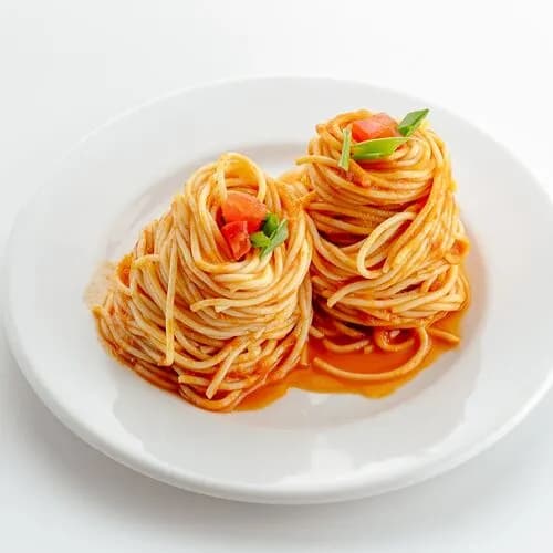Паста в томатном соусе с томатами конкассе