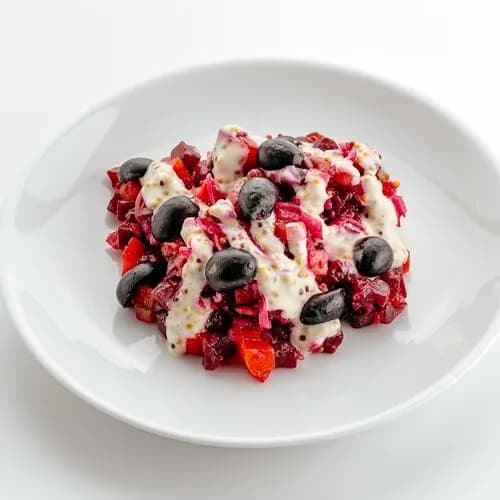 Винегрет с виноградом