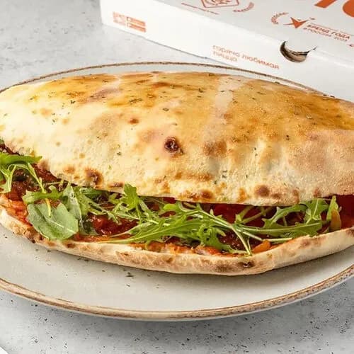 Панини с печеными перцами и томатами