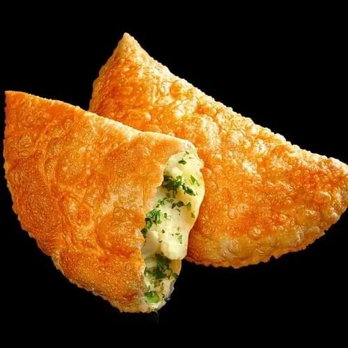 Чебурек с картофелем и зеленью