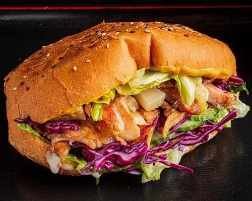 Донер гавайский с говядиной