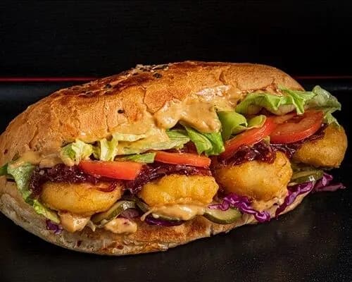 Донер американский с наггетсами