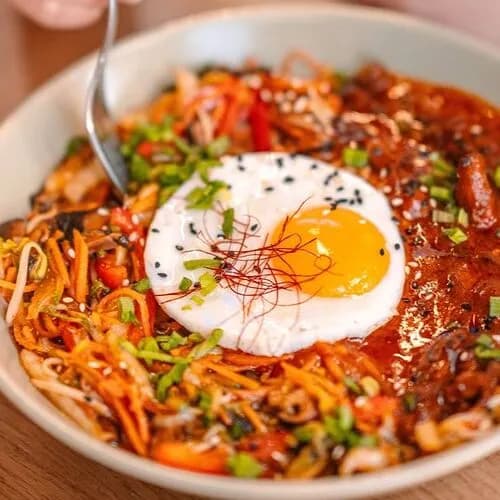 Пибимпап с говядиной