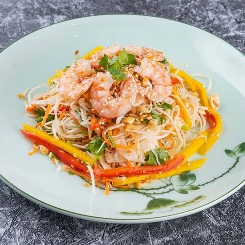 Салат с креветками
