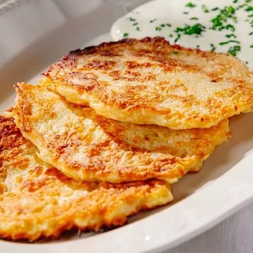 Драники со сметаной