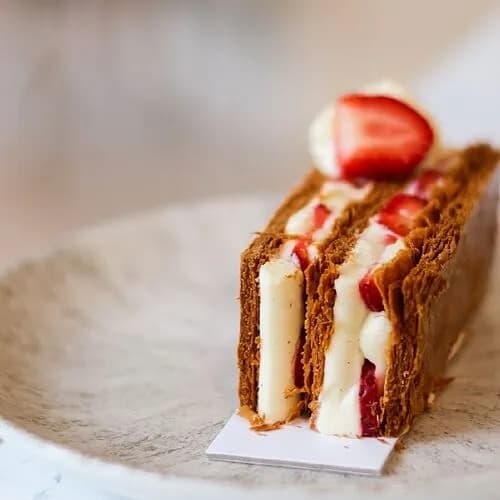 Мильфей клубника - ваниль