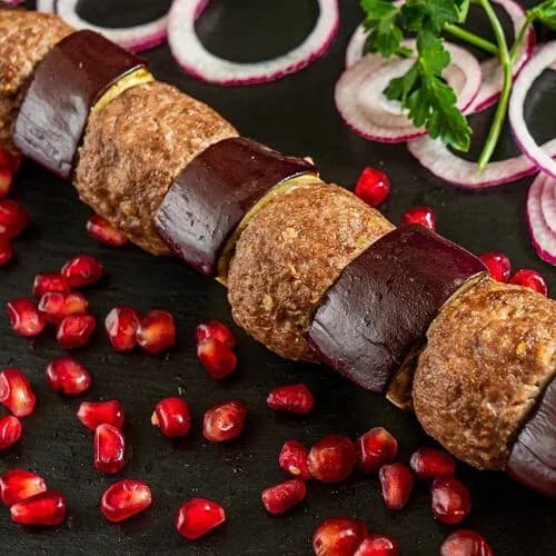 Люля-кебаб с баклажаном