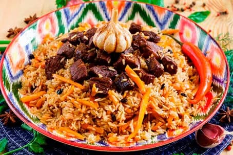 Плов чайханский с телятиной