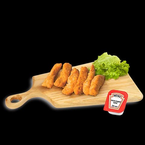 Стрипсы с кисло-сладким соусом