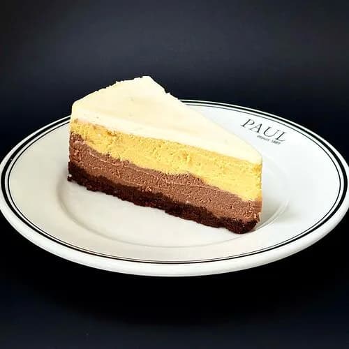 Чизкейк манго-шоколад