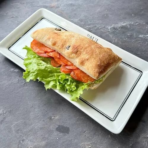 Сэндвич с пепперони