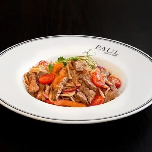 Паста с говядиной