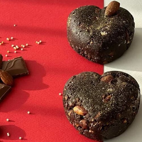 Десерт Coeur de chocolat