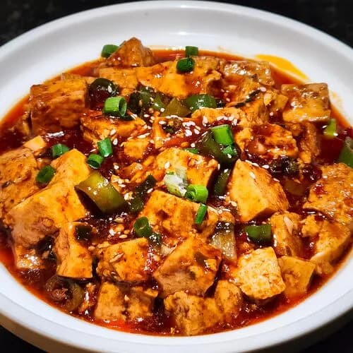 Тофу в остром соусе
