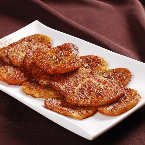 Картофельные слайсы в соевом соусе