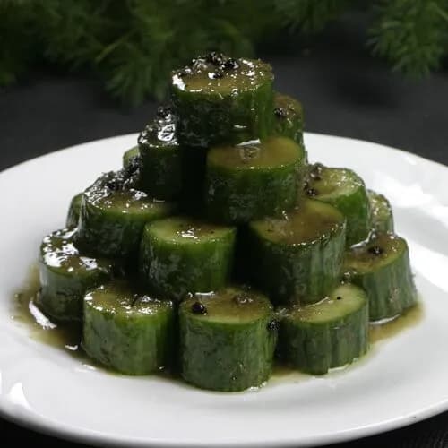 Огуречные палочки в кисло-сладком соусе
