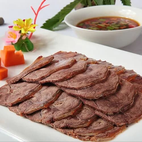 Ломтики говядины в соевом соусе